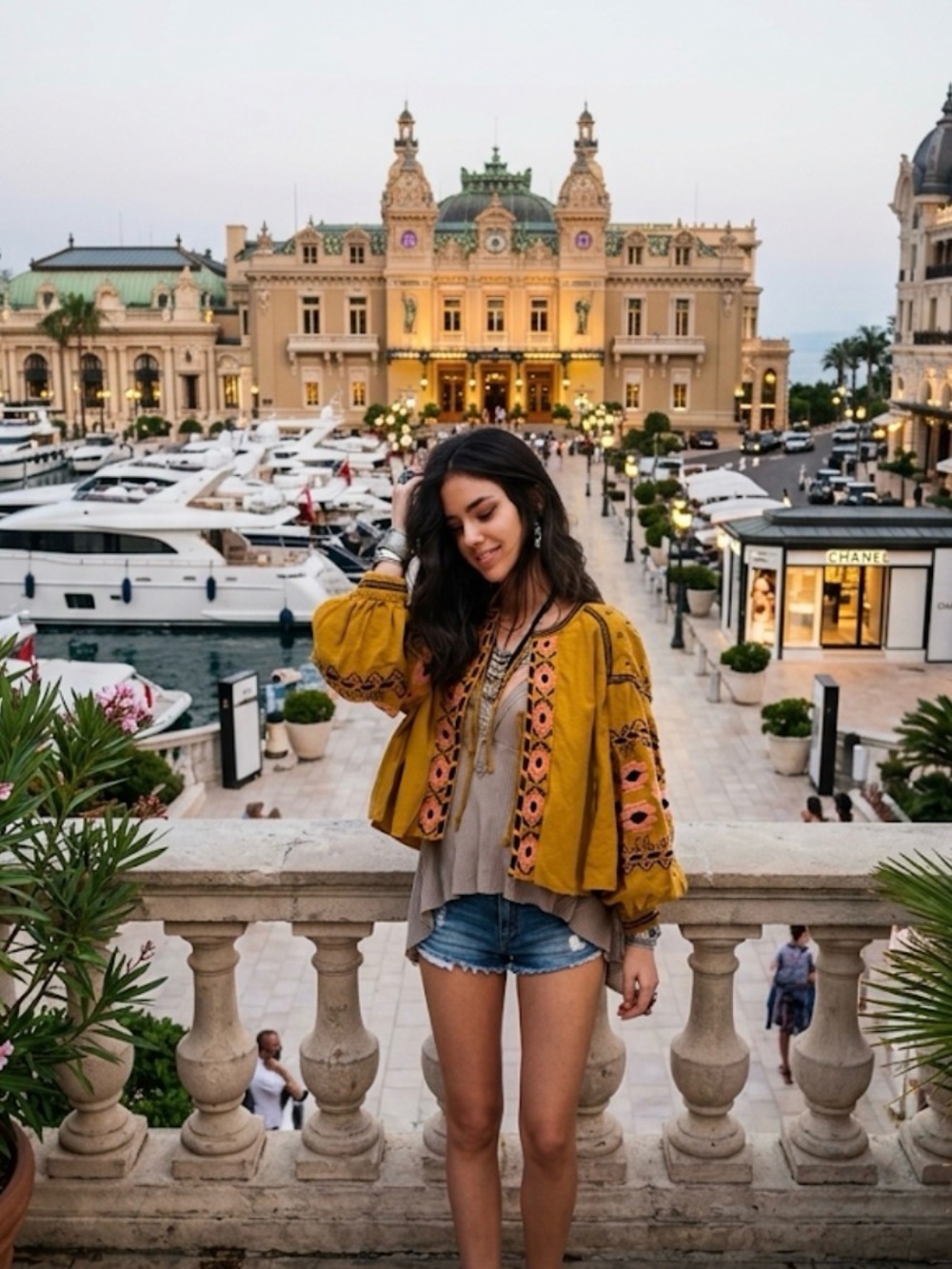 🐕🦺Anthropology RD& Koko Embroidered Mustard Balloon-Sleeve Jacket size PS GUC